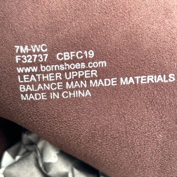 NWOT BORN Sz 7M CBFC19 Style Knee High Leather Brown Boots - Picture 6 of 16